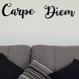 Carpe Diem Acrylic Wall Art, Seize The Day Decor - thumbnail 2