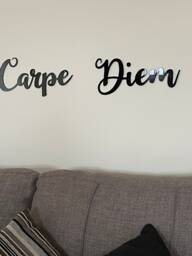 Carpe Diem Acrylic Wall Art, Seize The Day Decor - thumbnail 1