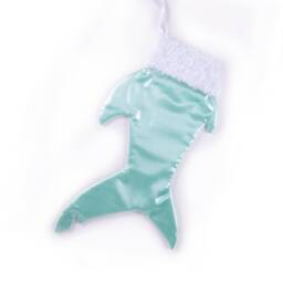Shark Tail Christmas Stocking, Shiny, Fur, I Believe in Mermaids - thumbnail 2