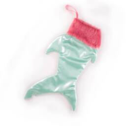 Shark Tail Christmas Stocking, Shiny, Fur, I Believe in Mermaids - thumbnail 3