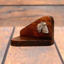 Soft-Coated Wheaten Terrier - Wooden Candlestick With Dog, Souvenir, Decoration, Limited Edition, Collection - thumbnail 2