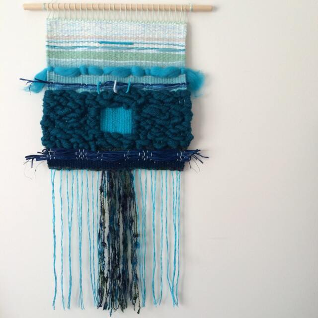 "Woven Wall Hanging, Medium Tapestry, Boho Weaving - " - image 1
