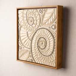 Handmade Ceramic Wall Art, Mosaic Accents - Empire C - thumbnail 2