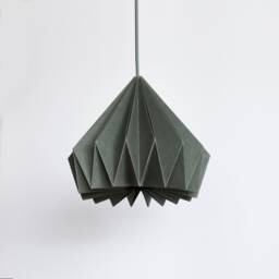 Brownfolds Grey Paper Origami Lamp Shade Vanilla Bliss Dual Pack - thumbnail 1