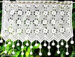 Crochet Hand Brise - French Craftsmanship, Created By Sylvette Raisonnier, Ludmila Pattern - thumbnail 1
