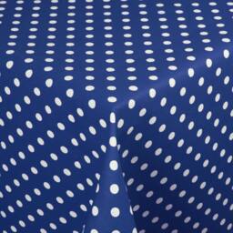 Polka Dots On Navy - Throw Pillow, Decorative Pillow Cover, Insert, Case Square- 17 - thumbnail 2