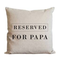 Personalized Reserved For Dad Pillow Cover - Father's Day Gift For Custom Grandpa Him 20x20 18x18 - thumbnail 2