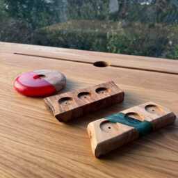 Tealight Holder Oak - Candle Table Decoration Solid Wood Wedding Gift Birthday Christmas Decoration - thumbnail 2