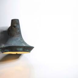 Unique Industrial Copper Wall Sconce, Scandinavian Swedish Light, Green Patina Indoor Outdoor Sconce Lighting, Entryway Lamp - thumbnail 3