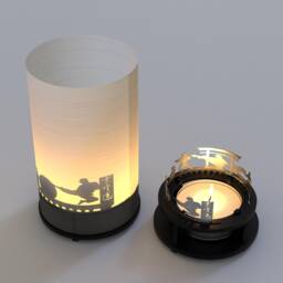 Karate Premium Gift Box - Silhouette Motif Candle, Shadow Play, Perfect Enthusiast Present - thumbnail 4