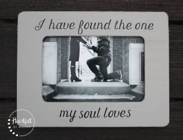 "Hand-Painted Picture Frame - " - image 1
