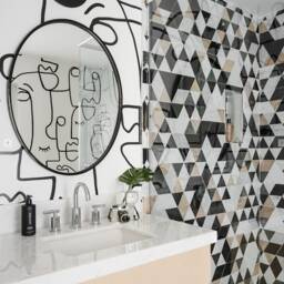 White Marble & Black Modern Sconce Light Kitchen Wall Lighting Dining Room Lights Bathroom Lamps Vanity - thumbnail 3