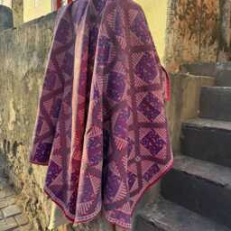 Indian Hand Embroidered Kantha Throw Carpet Design Vintage Style Soft Furnishing - thumbnail 4