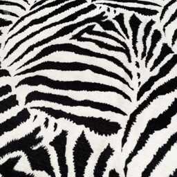 Black & White Cushion Cover With Zebra Pattern - Double Sided Printing Throw Pillow On The Chenille Multi Size Options Oeko-Tex - thumbnail 2
