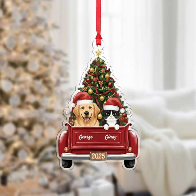Personalized Pet Ornament Custom Dog & Cat Christmas Tree Decoration 2025 - image 1