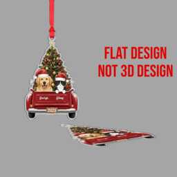 Personalized Pet Ornament Custom Dog & Cat Christmas Tree Decoration 2025 - thumbnail 2
