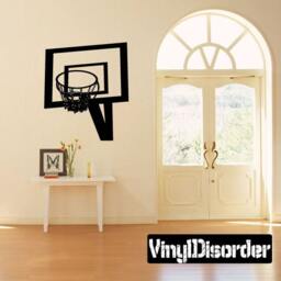 Basketball Vinyl Wall Decal Or Car Sticker - Basketballba002Et - thumbnail 1