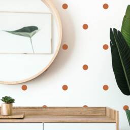 Polka Dot Wall Decals - Modern Bedroom Decor, Removable Stickers, Kids Room Nursery Art - thumbnail 3