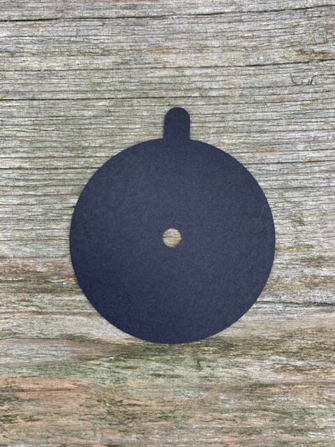 Blank Candle Dust Cover, Black Cardstock, Various Sizes, Cardboard 300 G/M2 - image 1