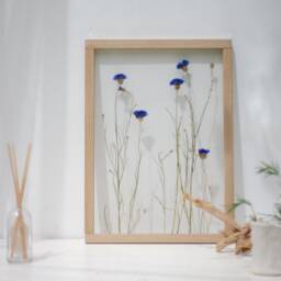 Huge Pressed Flower Frame - Wall Decor 13x18 - thumbnail 2