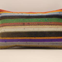 Throw Pillow, Sofa 12x20 in 30x50 cm, Vintage Kilim Pillow, Home Cushion Cover Boho Pillow Throw Koef-699 - thumbnail 2
