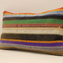 Throw Pillow, Sofa 12x20 in 30x50 cm, Vintage Kilim Pillow, Home Cushion Cover Boho Pillow Throw Koef-699 - thumbnail 3