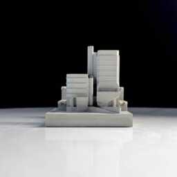 Engineering Building, University Of Leicester, Leicester - Concrete Brutalism, Brutalist Architecture Model Mini 078 - thumbnail 3
