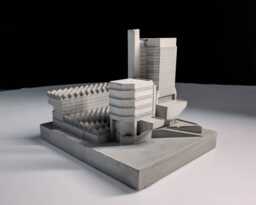 Engineering Building, University Of Leicester, Leicester - Concrete Brutalism, Brutalist Architecture Model Mini 078 - thumbnail 1