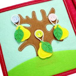 Handmade Quiet Book - Seasons & Weather - Free Delivery - thumbnail 4