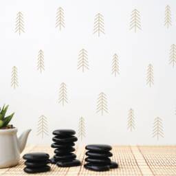 Tree Decals, Nursery Wall Decal, Green Nature Baby Room Living Window Decal - thumbnail 3