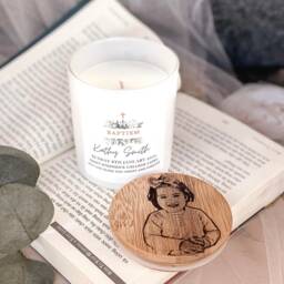 Personalized Scented Candle Baptism, Christening Gift - thumbnail 2