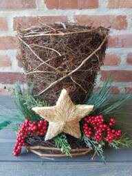 Top Hat Star Christmas Tree Topper
