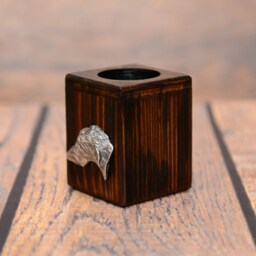 Scottish Deerhound - Wooden Candlestick With Dog, Souvenir, Decoration, Limited Edition, Collection - thumbnail 2