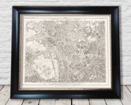 1877 London Map Print Regents Park, Camden Town, Somers Town - Exceptional Quality 230Gsm Framed Unframed Free Standard Delivery - thumbnail 1