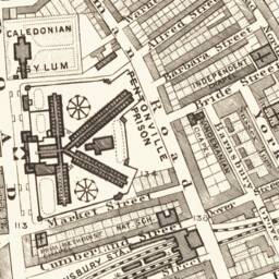 1877 London Map Print Regents Park, Camden Town, Somers Town - Exceptional Quality 230Gsm Framed Unframed Free Standard Delivery - thumbnail 3