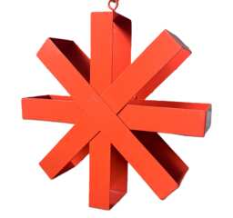Asterisk - Modern Bird Feeder Orange - thumbnail 1