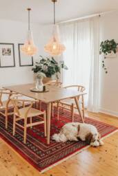 Farmhouse Chandelier, Boho Lighting, Macrame Light, Lamp Shade