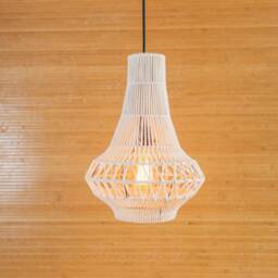 Farmhouse Chandelier, Boho Lighting, Macrame Light, Lamp Shade - thumbnail 2