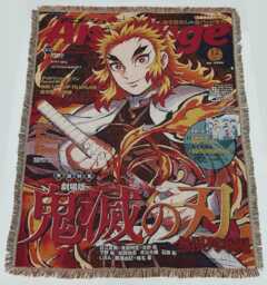 Demon Slayer Woven Blanket Tapestry - Kimetsu No Yaiba Anime Throw, Hashira Wall Art - thumbnail 1