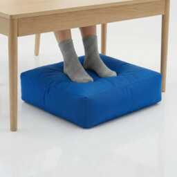 Royal Blue Bean Bag Floor Cushion Square Patio Seat - 60cm - thumbnail 2