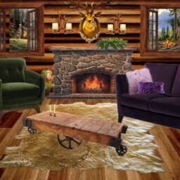 Faux Fur Area Rug - Sheepskin Pelt Shape, Usa Handmade - thumbnail 2