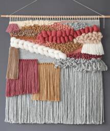 Large Handwoven Wool Tapestry Boho Wall Art Decor
