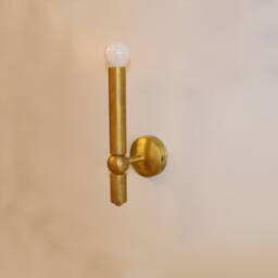 Wall Lighting Brass Candle Lamp Vanity Light Fixture, Art Sconce - Model Ranor Design #536 - thumbnail 2