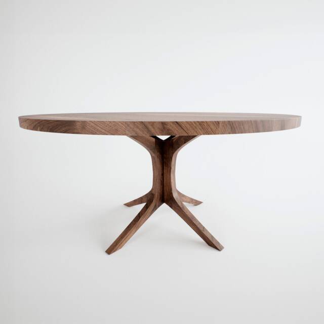 Experience The Best Of 80S With Our Art Deco Round Dining Table - The Perfect Blend Style & Functionality For Your Work From Home - image 1