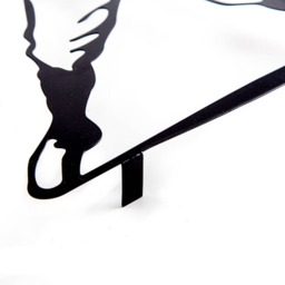 Laser Cut Metal Baseball Player Wall Art Home Decor - thumbnail 3