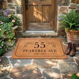 Custom House Number Doormat - Street Name Mat - Personalised & New Home Gift - thumbnail 3