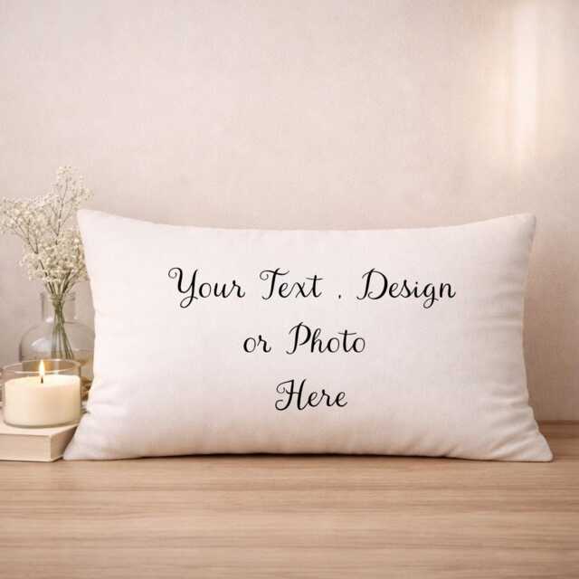 12x20 Pillow Cover, Custom Lumbar Pillowcase, Decorative Cushion Personalized Home Decor, Modern Throw - image 1