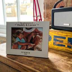 The Adventure Of Daddy & Lucas - Personalised Photo Frame Perfect Dad Birthday Gift & Father's Day Present Cherish Memories Together - thumbnail 4