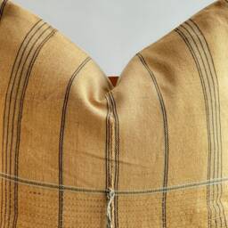 Hand Woven Natural Fiber Pillow Cover - thumbnail 2