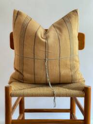 Hand Woven Natural Fiber Pillow Cover - thumbnail 1
